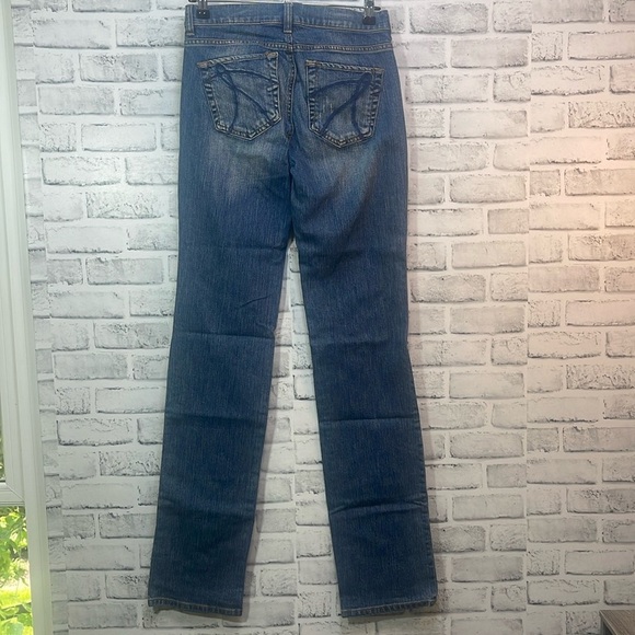 New York & Co Mid Rise Straight Leg Tall 0 - Picture 2 of 10